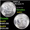 Image 1 : 1885-p Morgan Dollar $1 Grades Choice+ Unc