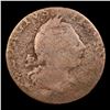 Image 2 : 1773 Virginia 1/2P, With Period Colonial Half Cent 1/2c Graded vg8 By SEGS
