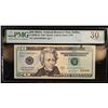 Image 2 : **Star Note** 2004A $20 Federal Reserve Note (Dallas, TX) Fr. 2092-K Grades vf++