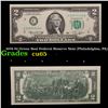 Image 1 : 1976 $2 Green Seal Federal Reserve Note (Philadelphia, PA) Grades Gem CU