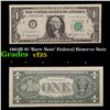 Image 1 : 1963B $1 'Barr Note' Federal Reserve Note Grades vf+