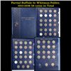 Image 1 : Partial Buffalo 5c Whitman Folder, 1913-1938 58 coins in Total