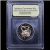 Image 2 : Proof 1991-1995-p WWII Modern Commem Half Dollar 50c Graded GEM++ Proof Deep Cameo By USCG