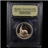 Image 2 : Proof 1986-s Statue of Liberty Modern Commem Half Dollar 50c Graded GEM++ Proof Deep Cameo By USCG