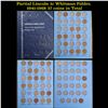 Image 1 : Partial Lincoln 1c Whitman Folder, 1941-1968 37 coins in Total