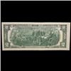 Image 3 : 1976 $2 Federal Reserve Note 1st Day of Issue, with Stamp Grades Choice AU/BU Slider
