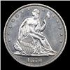 Image 2 : ***Auction Highlight*** 1879-p Seated Half Dollar TOP POP! 50c Graded ms65 PL By SEGS (fc)