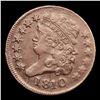 Image 2 : ***Auction Highlight*** 1810 C-1 Classic Head half cent 1/2c Graded au53 By SEGS (fc)