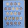 Image 3 : Partial Jefferson 5c Whitman Folder, 1938-1961 46 coins in Total