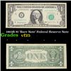 Image 1 : 1963B $1 'Barr Note' Federal Reserve Note Grades vf+