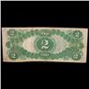 Image 3 : 1917 $2 Large Size Legal Tender Note FR-60 Thomas Jefferson Grades Select AU
