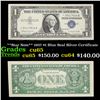 Image 1 : **Star Note** 1957B $1 Blue Seal Silver Certificate Grades Gem CU