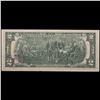 Image 3 : 1976 $2 Federal Reserve Note 1st Day of Issue, with Stamp Grades Choice AU/BU Slider