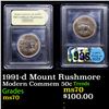 Image 1 : 1991-d Mount Rushmore Modern Commem Half Dollar 50c Graded ms70, Perfection BY USCG
