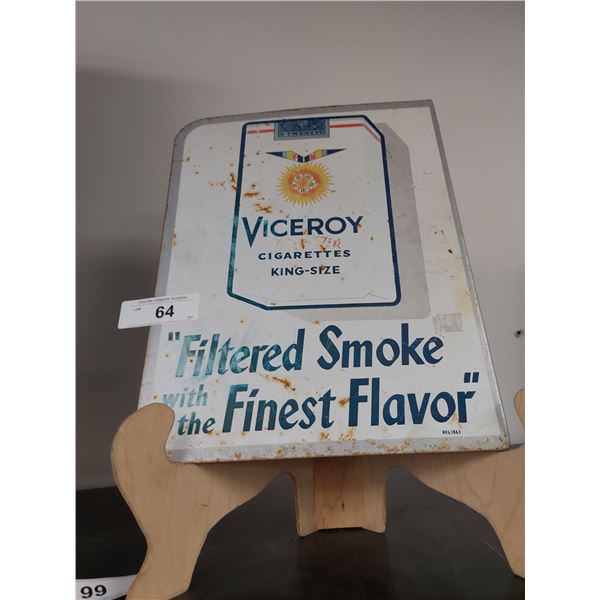 Vintage Metal Flange Sign