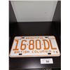 Image 1 : Vintage License Plate