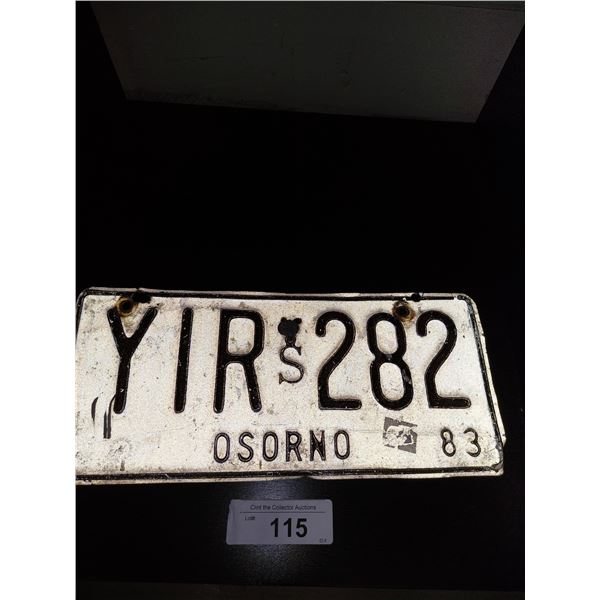 Vintage Mexican License Plate vintage-mexican-license-plate