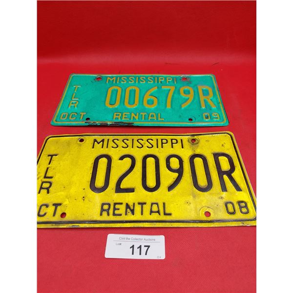 2 Vintage Plates