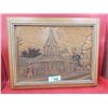 Image 1 : Framed 3d Train Station scene