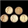 (5) Wheat Cents (1910-S, 1916-S, (2) 1919-S, 1928