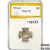1916-D Mercury Silver Dime PGA F12