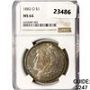 1882-O Morgan Silver Dollar NGC MS64