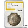 1899-O Morgan Silver Dollar PGA MS65
