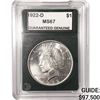1922-D Silver Peace Dollar GG MS67