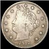 1912-S Liberty Victory Nickel NICELY CIRCULATED