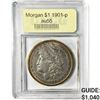 1901-P Morgan Silver Dollar USCG AU55