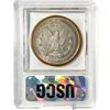 Image 2 : 1901-P Morgan Silver Dollar USCG AU55