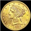 1902-S $5 Gold Half Eagle UNCIRCULATED