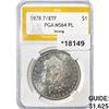 Image 1 : 1878 7/8TF Morgan Silver Dollar PGA MS64 PL Strong