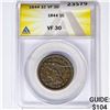 Image 1 : 1844 Large Cent ANACS VF30