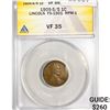 Image 1 : 1909-S/S Wheat Cent ANACS VF35 FS-1501 RPM-1