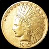 Image 1 : 1910-S $10 Gold Eagle CLOSELY UNCIRCULATED
