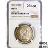 Image 1 : 1892-O Barber Half Dollar NGC MS61