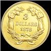 Image 2 : 1878 $3 Gold Piece UNCIRCULATED