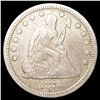 Image 1 : 1876-CC Seated Liberty Quarter NICELY CIRCULATED
