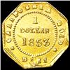 Image 2 : 1853 Octagonal California Gold Dollar UNCIRCULATED