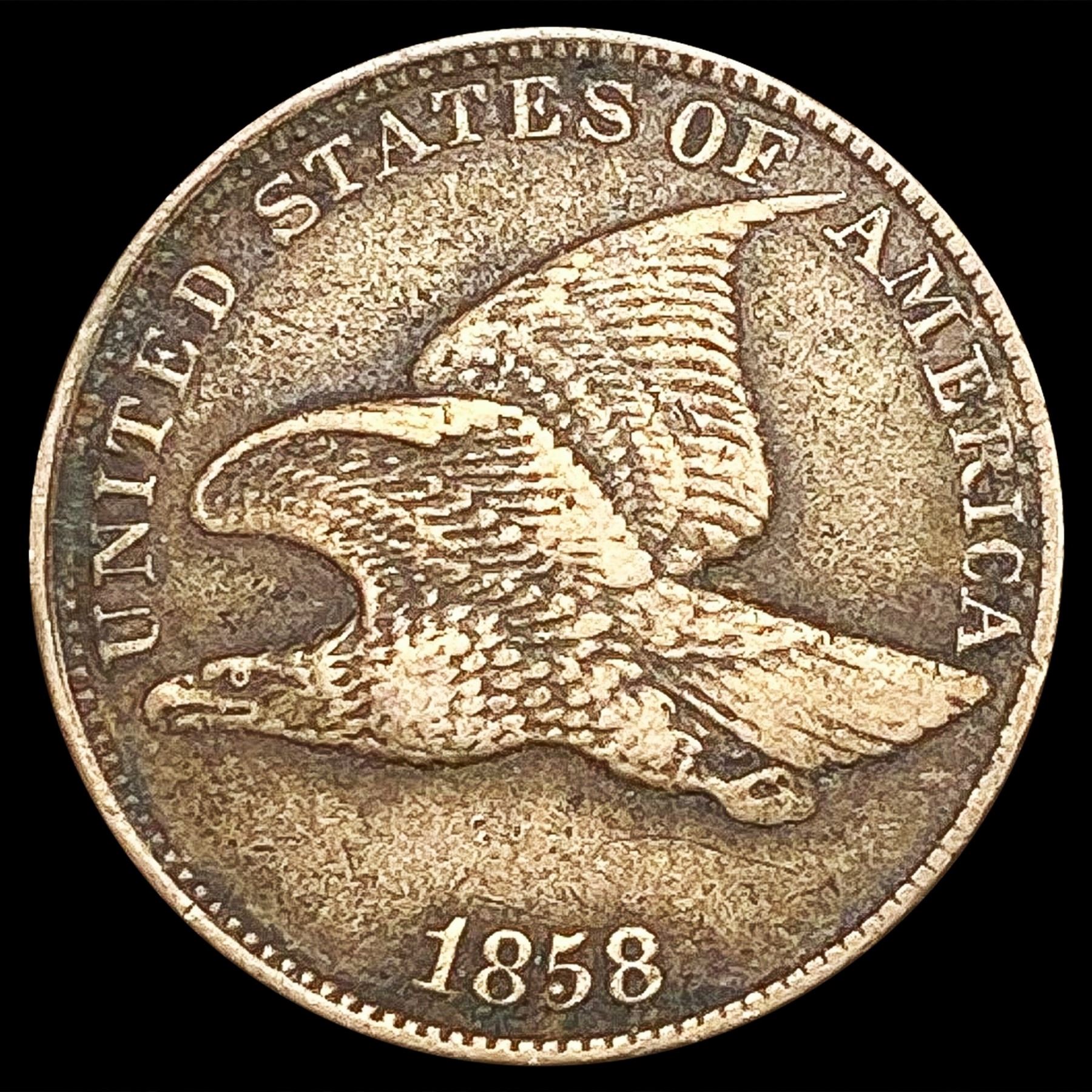 1858 Flying Eagle Cent LIGHTLY CIRCULATED