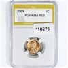 Image 1 : 1909 Wheat Cent PGA MS66 RED