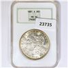 Image 1 : 1881-S Morgan Silver Dollar NGC MS64
