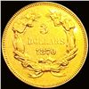 Image 2 : 1870 $3 Gold Piece CHOICE AU