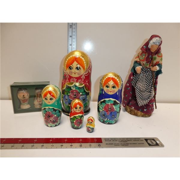 German Salt and Pepper, Handmade Doll