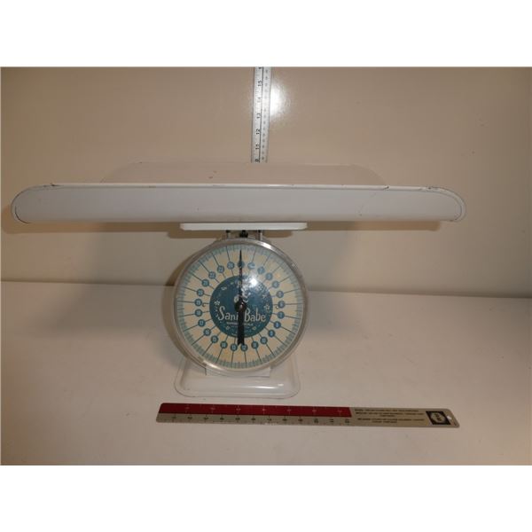 Vintage Sani Babe Nursery Scale
