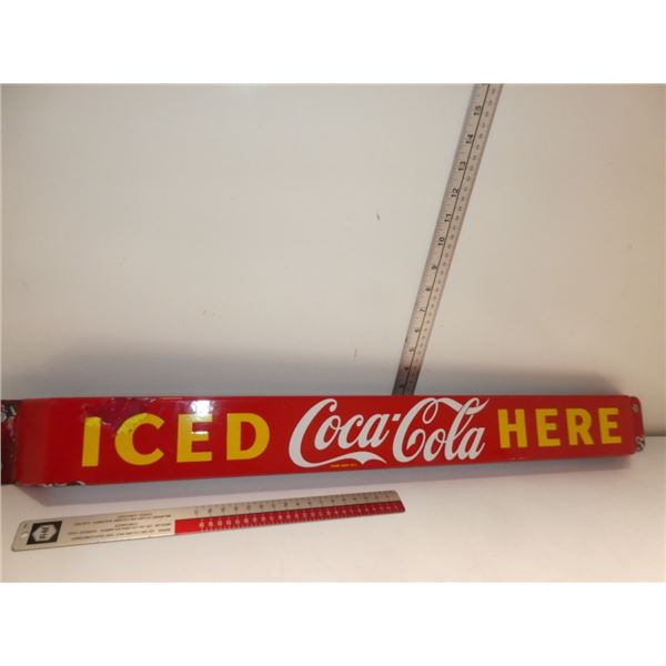 Coca Cola Door Push 50's-60's Original