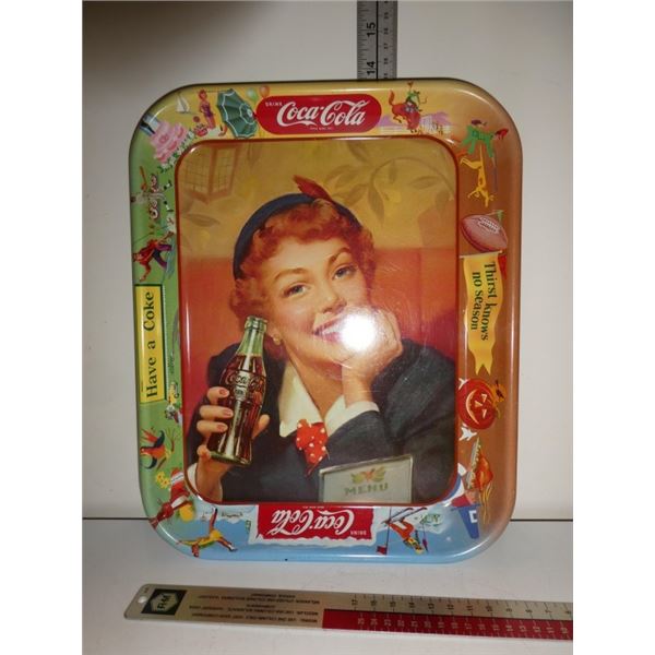 Antique Coca Cola Tray Early 50's- Original