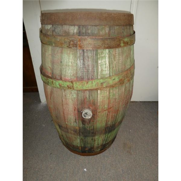 Vintage Woden  Whiskey Barrel