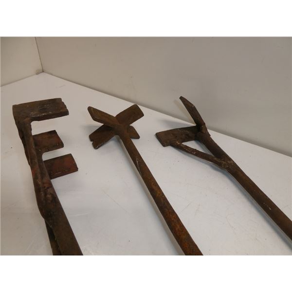 3 Branding Irons